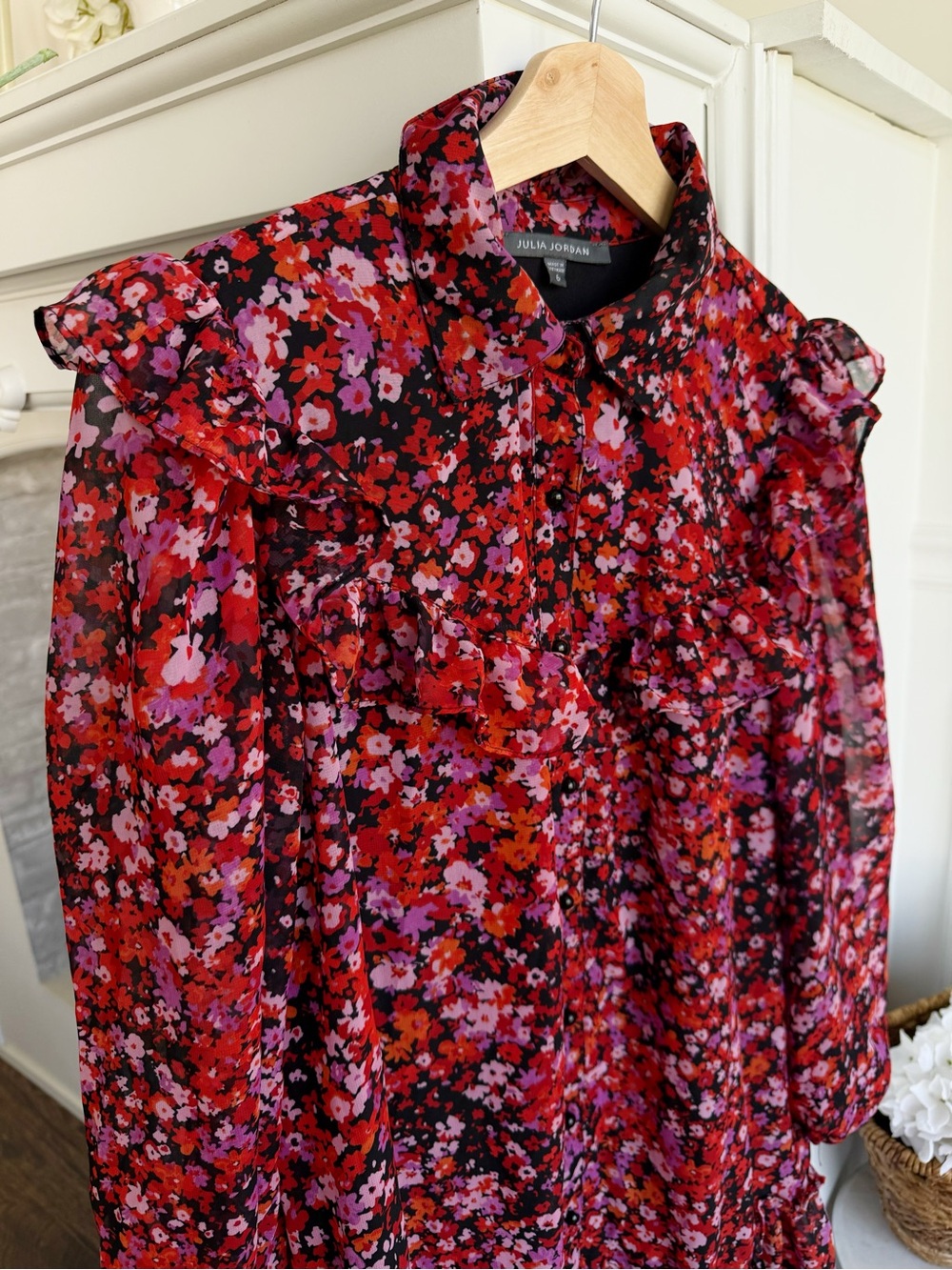 Julia Jordan floral chiffon summer dress - Picture 2 of 3